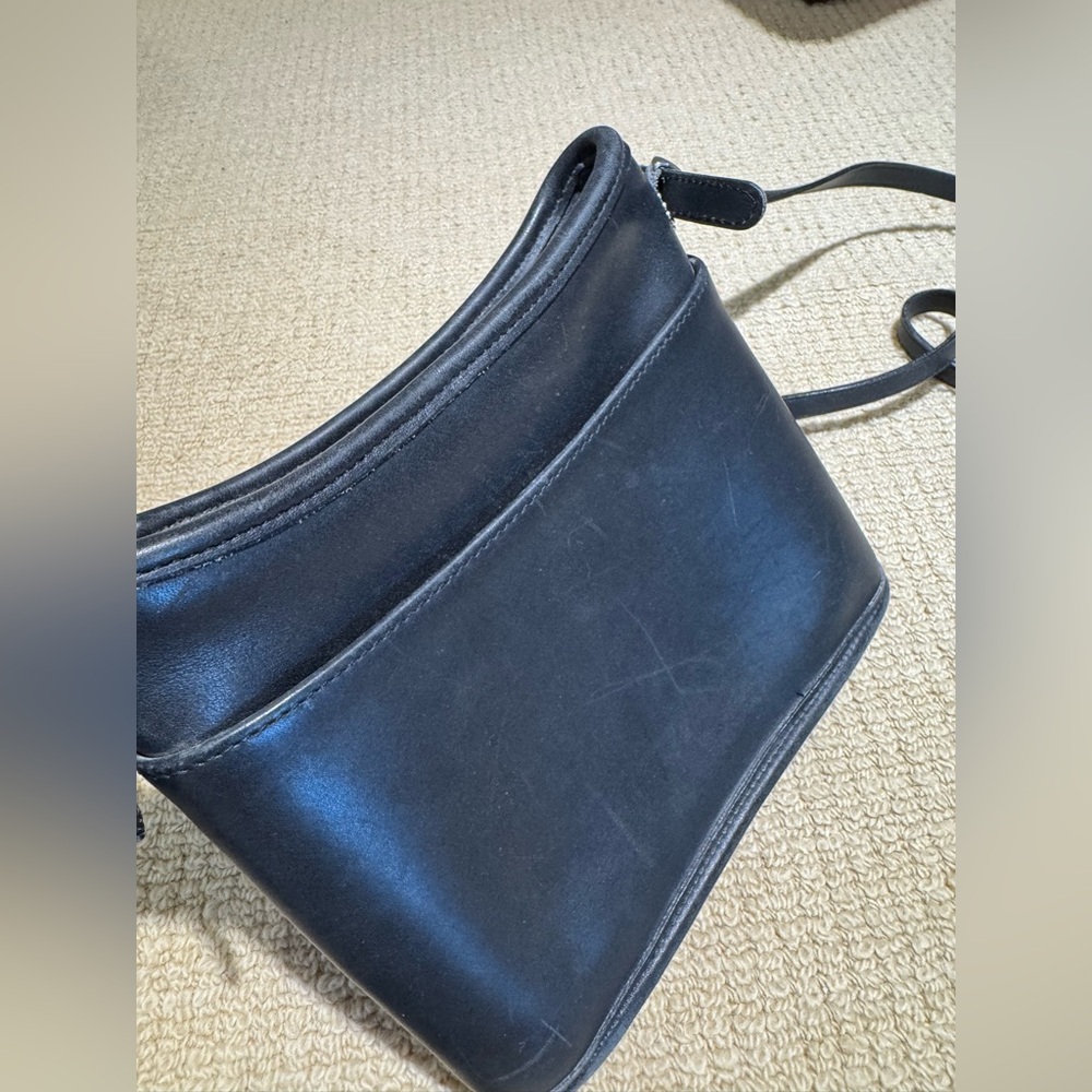 Coach Black Leather Crossbody/Shoulder Bag - Picture 9 of 9